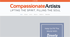 Desktop Screenshot of compassionateartists.org